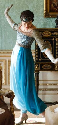 La robe bleue de Lady Sybil