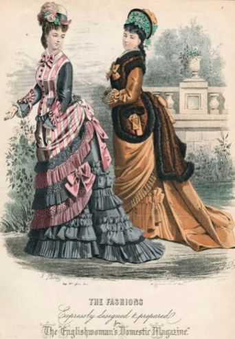 Gravure de mode des années 1870 (8)