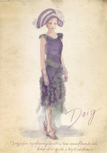 Daisy robe violette